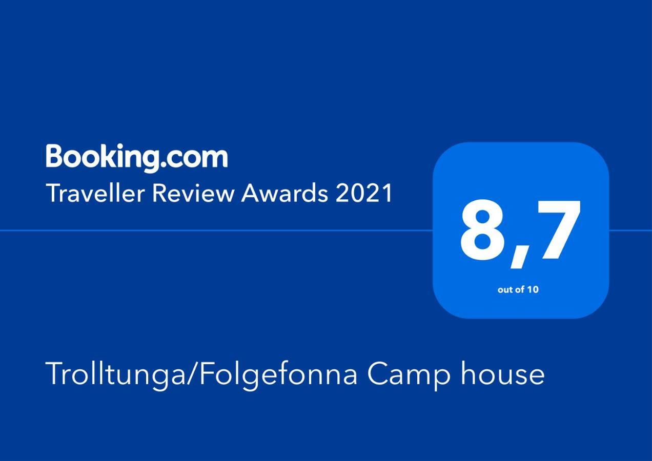 Trolltunga/Folgefonna Camp House Villa Jondal Dış mekan fotoğraf